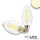 ISOLED E14 LED Kerze, 4W, klar, warmweiß, dimmbar