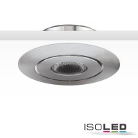 ISOLED LED Einbaustrahler, 3W, 45°, rund, Alu-geb., warmweiß