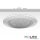 ISOLED LED Einbaustrahler, silber, 15W, 72°, rund, warmweiß, dimmbar