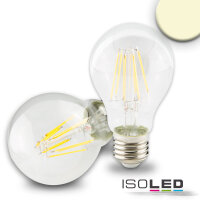 ISOLED E27 LED Birne, 5W, klar, warmweiß, dimmbar