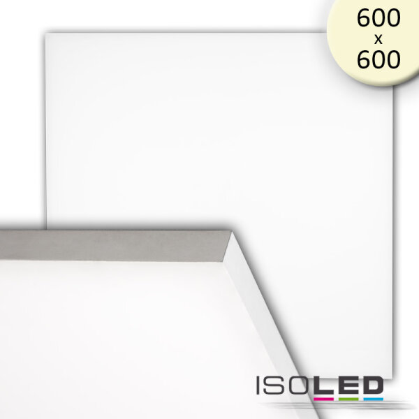ISOLED LED Panel frameless, 600 diffus, 50W, warmweiß, dimmbar