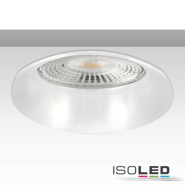 ISOLED Einbaurahmen Slim rund für GU10/MR16, Alu weiß