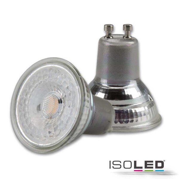 ISOLED GU10 LED Strahler SUNSET 5,5W, 60°, 2200-3000K, CRI90, Dimm-to-warm